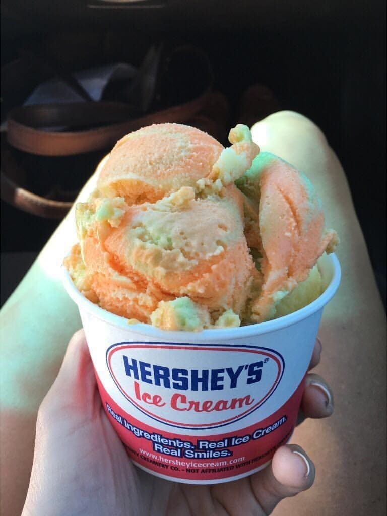 Gas station ice cream traveling to Oak Island, NC